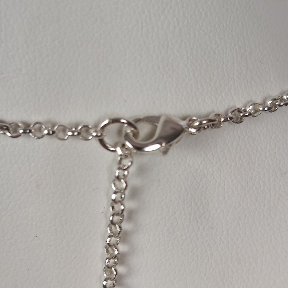 NEW NAPIER SILVER TONE MULTI-COLOR CRYSTAL Y DROP NECKLACE AND EARRING SET - Picture 7 of 9